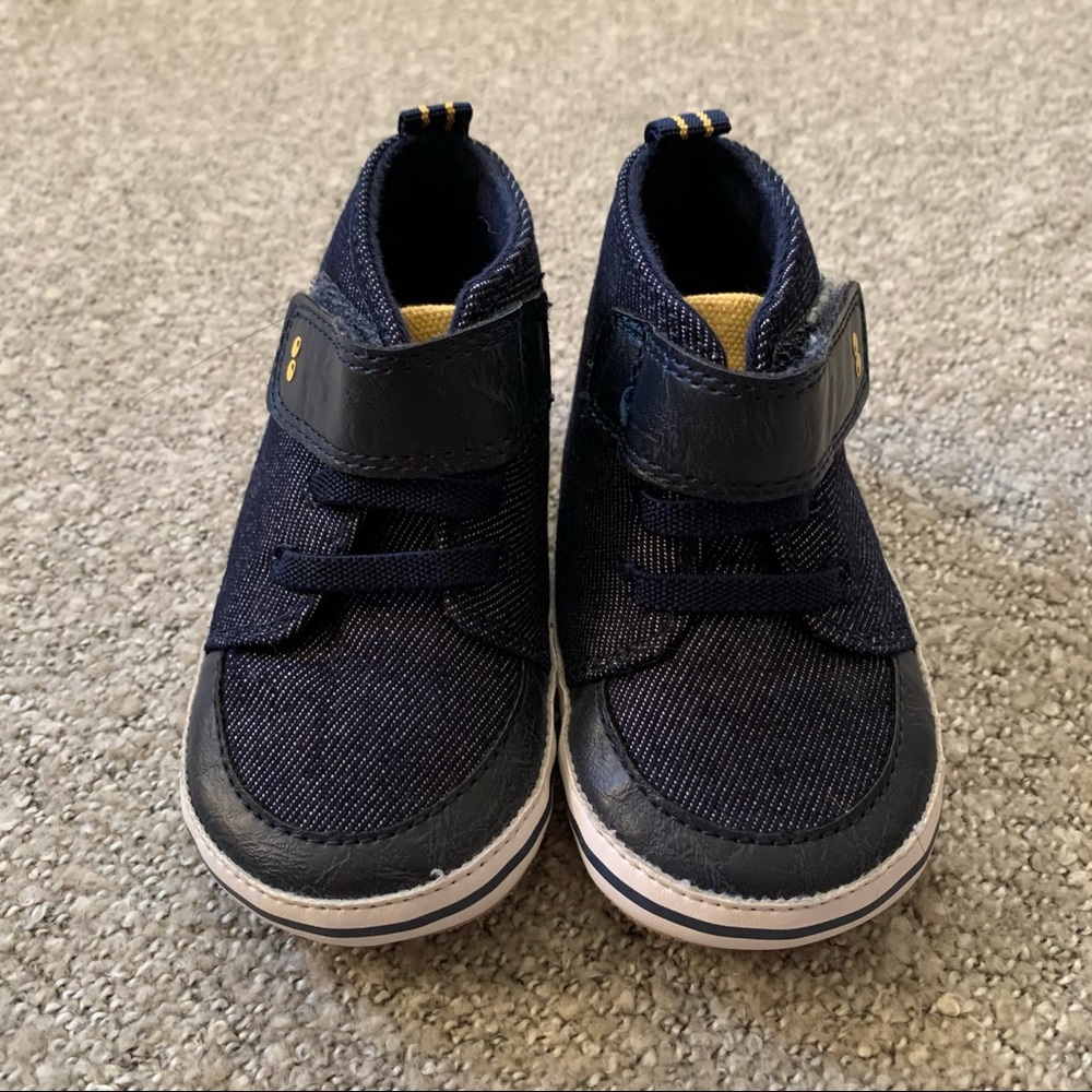 Surprize Stride Rite Baby Boy Denim Sneaker 6-12MO